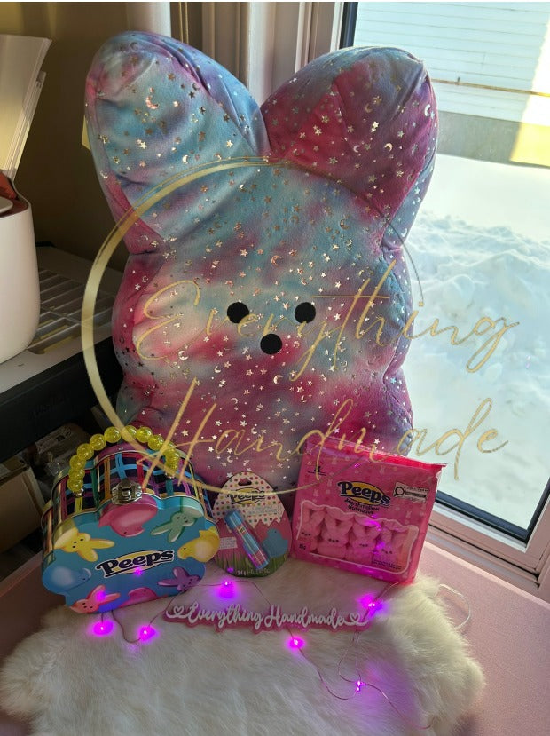 X-Large Peep chills with a zipper stash in the back