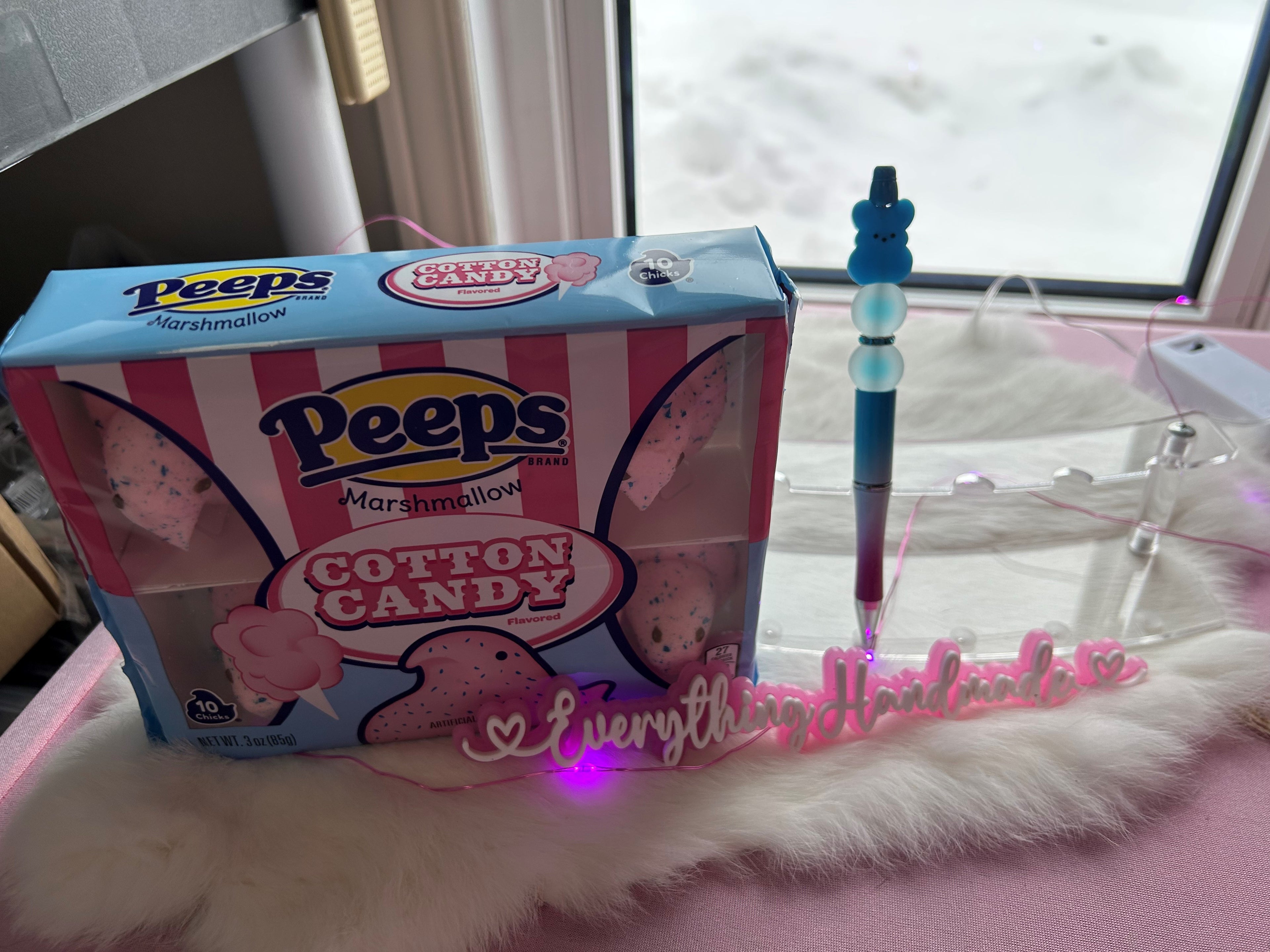 Pink Bunny Pen with extra Ink